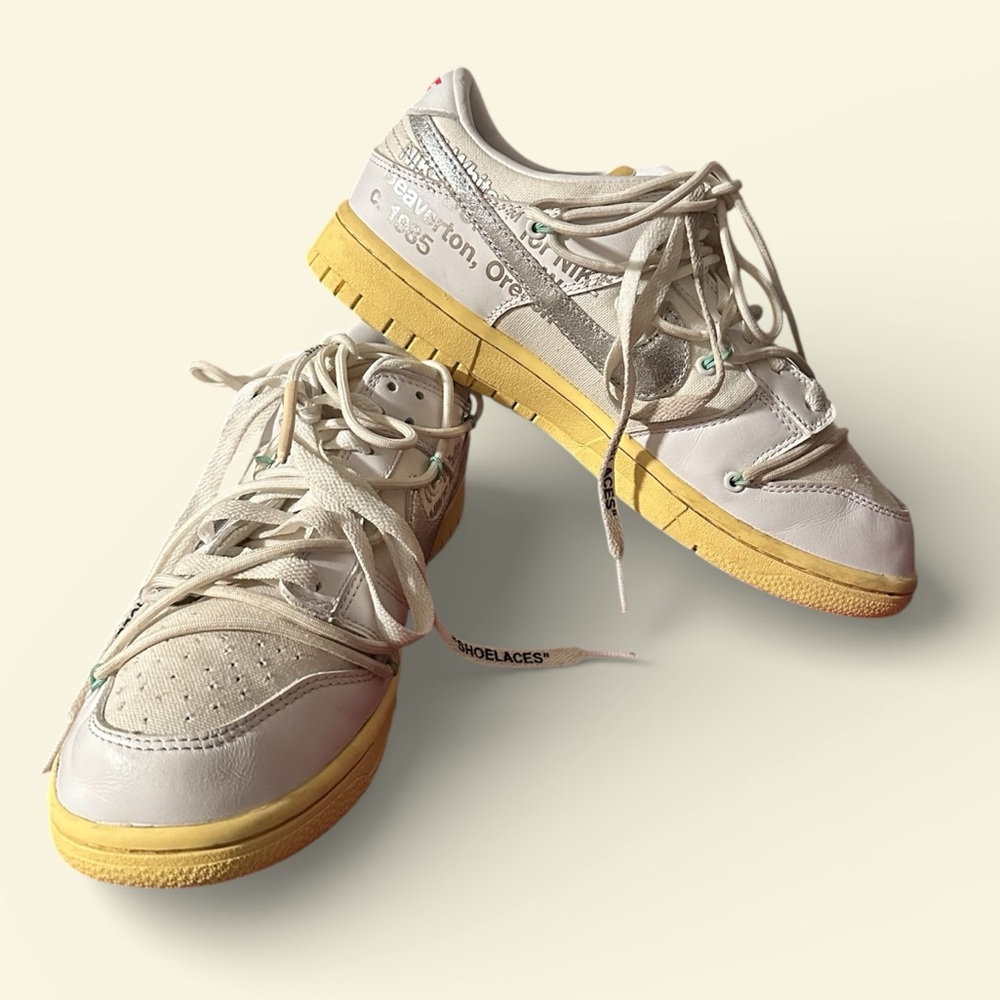 Nike Off-White Low Dunk 01 out of 50 white sneakers